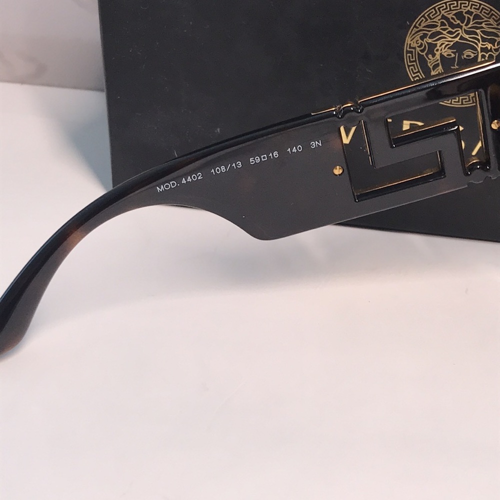 NEW AUTHENTIC Versace Tortoise Shell Sunglasses VE4402 8788 - Picture 11 of 16